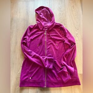 Lilly Pulitzer Magenta Hoodie Jacket